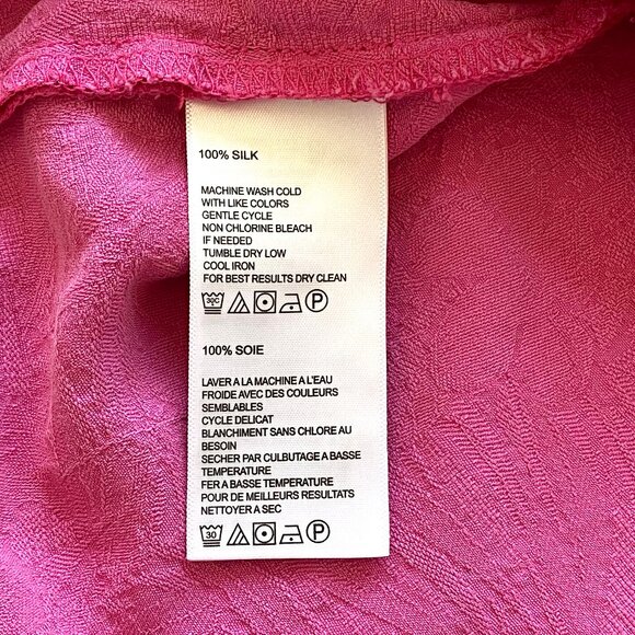 Tommy Bahama Mens Tropic Isles Silk Camp Shirt Size XL Pink Short Sleeve Resort - Picture 10 of 13